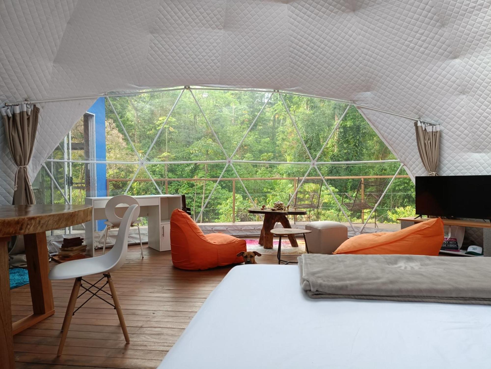 Bitzu Dome-Bijagua Riverside Glamping Exterior foto