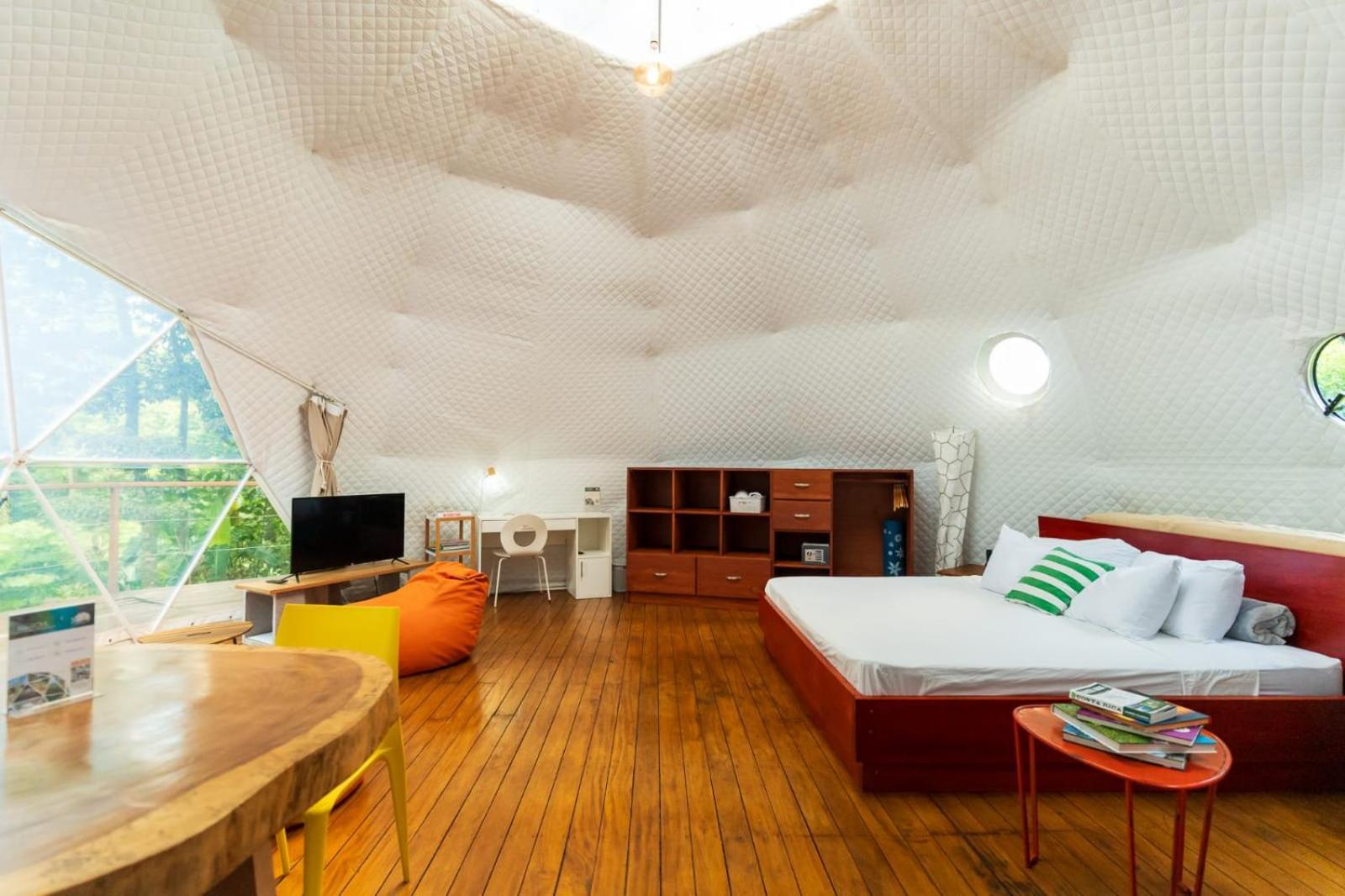 Bitzu Dome-Bijagua Riverside Glamping Exterior foto