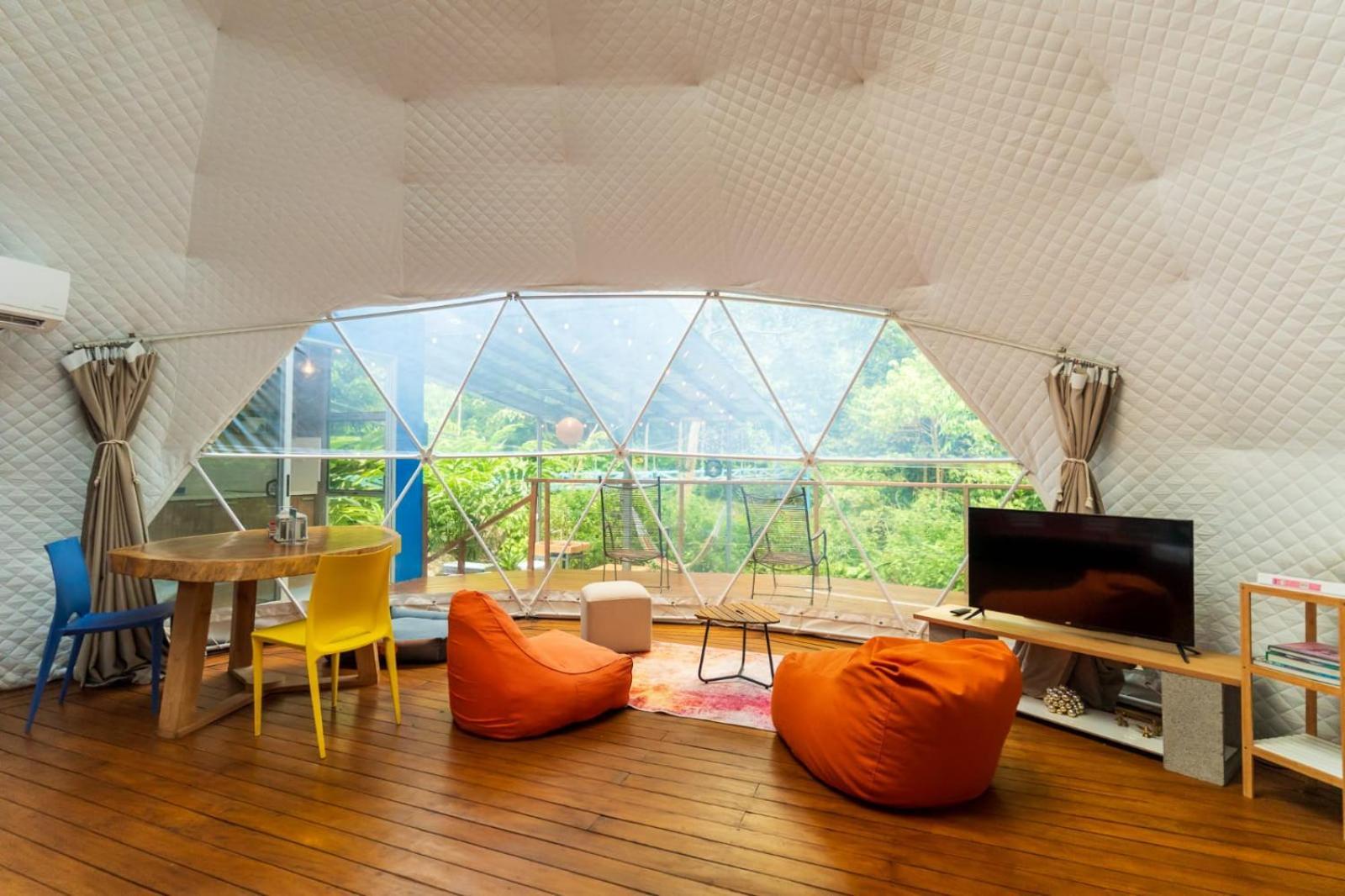 Bitzu Dome-Bijagua Riverside Glamping Exterior foto